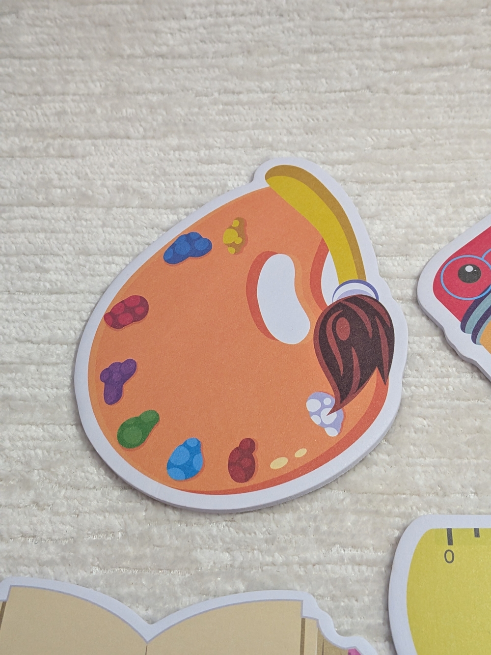 Notepads School-Themed Set Of 9 - Colorful Classroom Icons Each Pad 20 Sheets - Picture 6 of 12